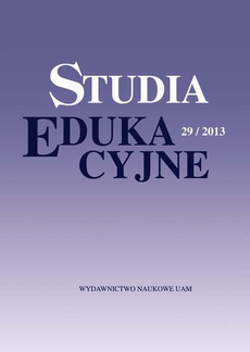 Обложка книги под заглавием:Studia Edukacyjne 29/2013