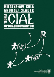 The cover of the book titled: Teoria ciał uporządkowanych