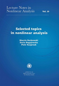 Okładka książki o tytule: Selected topics in nonlinear analysis