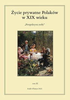 The cover of the book titled: Życie prywatne Polaków w XIX wieku