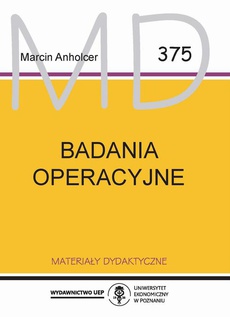 The cover of the book titled: Badania operacyjne