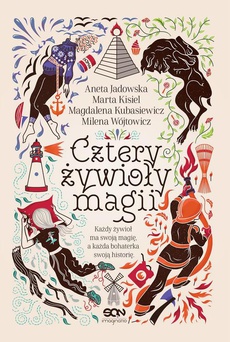 Обложка книги под заглавием:Cztery żywioły magii