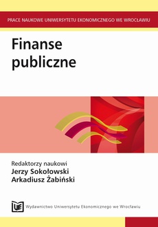Обкладинка книги з назвою:Finanse publiczne
