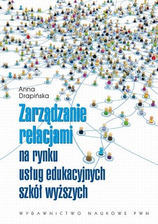 Okładka książki o tytule: Zarządzanie relacjami na rynku usług edukacyjnych szkół wyższych