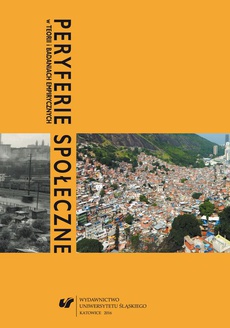 The cover of the book titled: Peryferie społeczne w teorii i badaniach empirycznych