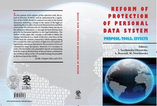 Okładka książki o tytule: Reform Of Protection Of Personal Data System – Purpose, Tools
