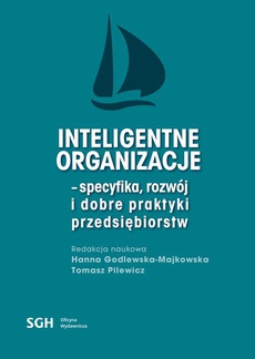 The cover of the book titled: Inteligentne organizacje - specyfika, rozwój i dobre praktyki przedsiębiorców