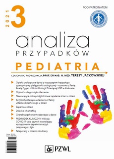 The cover of the book titled: Analiza Przypadków. Pediatria 3/2021