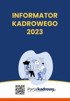The cover of the book titled: Informator kadrowego 2023