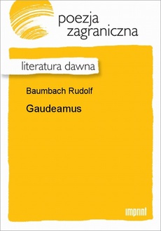 Okładka książki o tytule: Gaudeamus