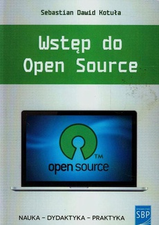 The cover of the book titled: Wstęp do open source