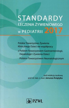 Обкладинка книги з назвою:Standardy leczenia żywieniowego w pediatrii 2017