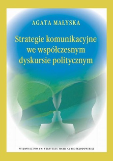 Обложка книги под заглавием:Strategie komunikacyjne we współczesnym dyskursie politycznym