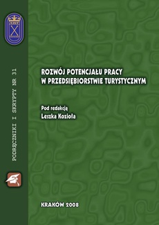 The cover of the book titled: Rozwój potencjału pracy w przedsiębiorstwie turystycznym