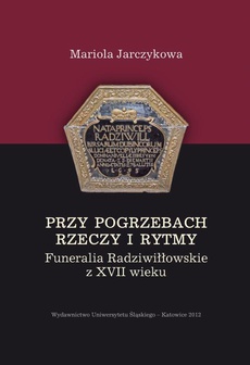The cover of the book titled: Przy pogrzebach rzeczy i rytmy