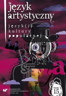 Обложка книги под заглавием:"Język Artystyczny". T. 15: Język(i) kultury popularnej