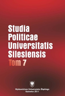 The cover of the book titled: Studia Politicae Universitatis Silesiensis. T. 7