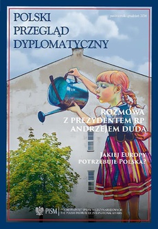 Okładka książki o tytule: Polski Przegląd Dyplomatyczny 1/2016