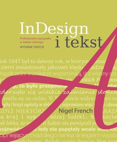 The cover of the book titled: InDesign i tekst