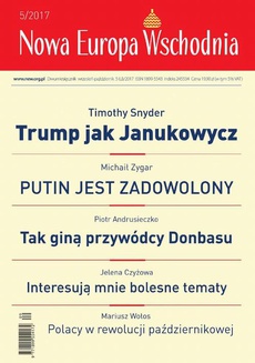 Okładka książki o tytule: Nowa Europa Wschodnia 5/2017