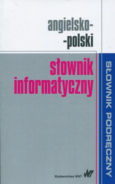 Обложка книги под заглавием:Angielsko-polski słownik informatyczny
