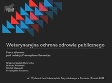 The cover of the book titled: Weterynaryjna ochrona zdrowia publicznego