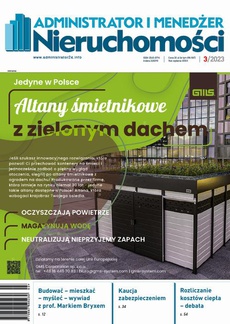 The cover of the book titled: Administrator i Menedżer Nieruchomości 3/2023
