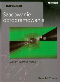 Обложка книги под заглавием:Szacowanie oprogramowania Kulisy czarnej magii