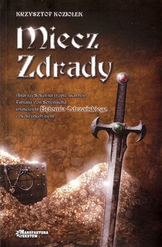 Обложка книги под заглавием:Miecz zdrady