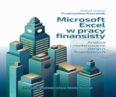 The cover of the book titled: Microsoft Excel w pracy finansisty. Analiza i modelowanie danych finansowych