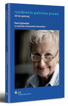 The cover of the book titled: Rzeźbienie państwa prawa. 20 lat później