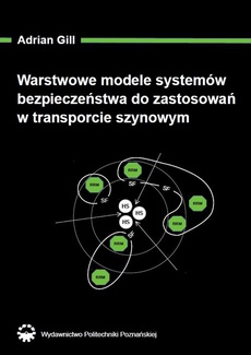 The cover of the book titled: Warstwowe modele systemów bezpieczeństwa do zastosowań w transporcie szynowym