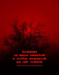 The cover of the book titled: Godzinki za dusze zmarłych w czyśćcu cierpiących na cały tydzień