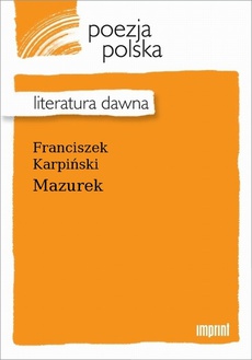 Okładka książki o tytule: Mazurek