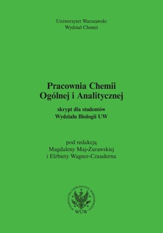 Okładka książki o tytule: Pracownia chemii ogólnej i analitycznej (2017, wyd. 6)