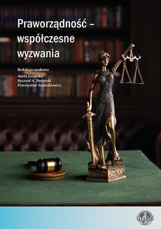 The cover of the book titled: Praworządność – współczesne wyzwania