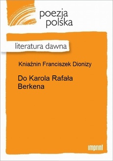 Обкладинка книги з назвою:Do Karola Rafała Berkena