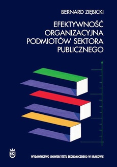 Обложка книги под заглавием:Efektywność organizacyjna podmiotów sektora publicznego