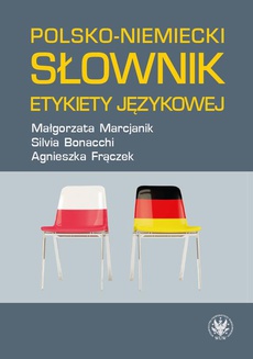The cover of the book titled: Polsko-niemiecki słownik etykiety językowej