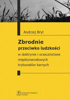 The cover of the book titled: Zbrodnie przeciwko ludzkości