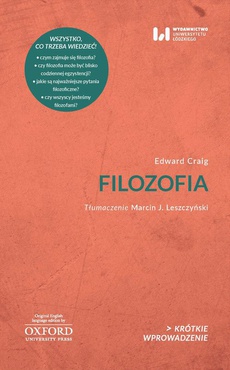 The cover of the book titled: Filozofia