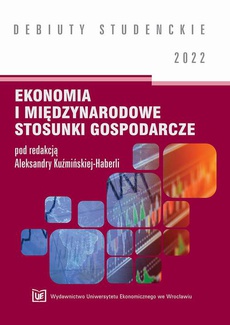 Okładka książki o tytule: Ekonomia i międzynarodowe stosunki gospodarcze 2022