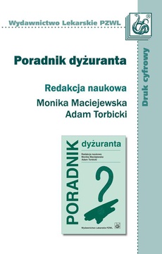 Обложка книги под заглавием:Poradnik dyżuranta