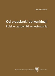 The cover of the book titled: Od przesłanki do konkluzji