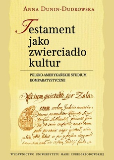 The cover of the book titled: Testament jako zwierciadło kultur