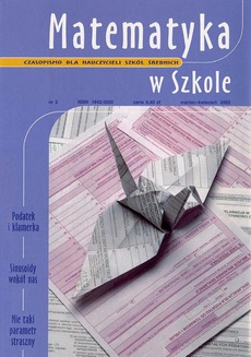 Okładka książki o tytule: Matematyka w Szkole. Czasopismo dla nauczycieli szkół średnich. Nr 2