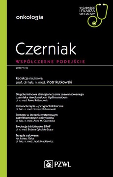 The cover of the book titled: W gabinecie lekarza specjalisty. Onkologia. Czerniak