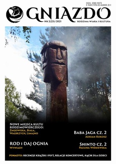 Обложка книги под заглавием:Gniazdo-rodzima wiara i kultura nr 2(23)/2021