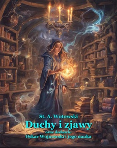 Обложка книги под заглавием:Duchy i zjawy. Oraz dodatek: Oskar Wojnowski i jego nauka
