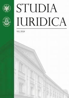 Okładka książki o tytule: Studia Iuridica, nr 105